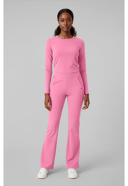 Insight MC00078 Women's Flare Leg Scrub Pants Taffy Pink
