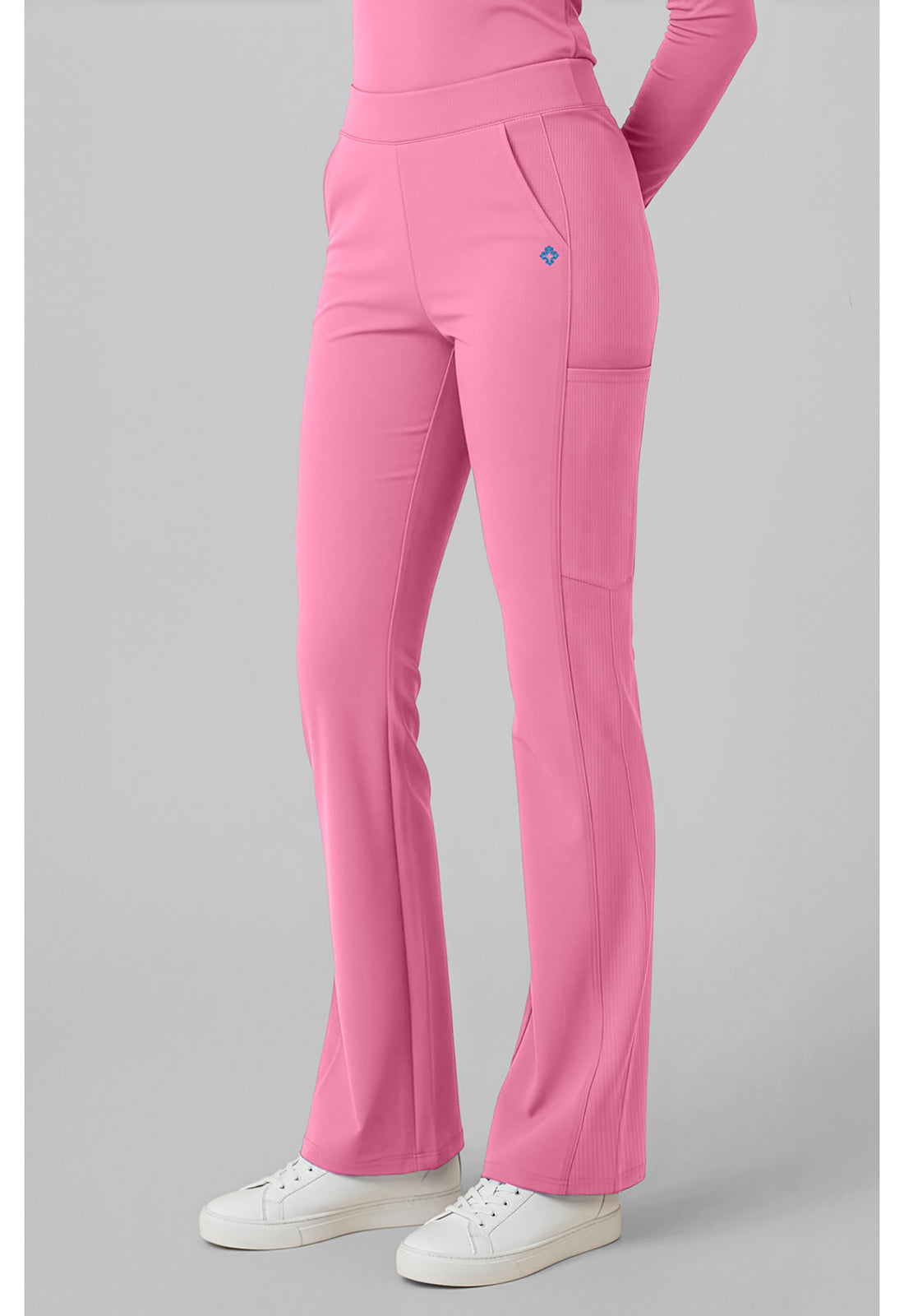 Insight MC00078 Women's Flare Leg Scrub Pants Taffy Pink