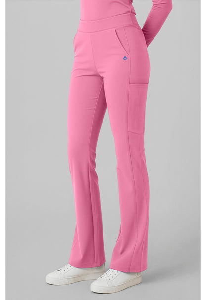 Insight MC00078 Women's Flare Leg Scrub Pants Taffy Pink