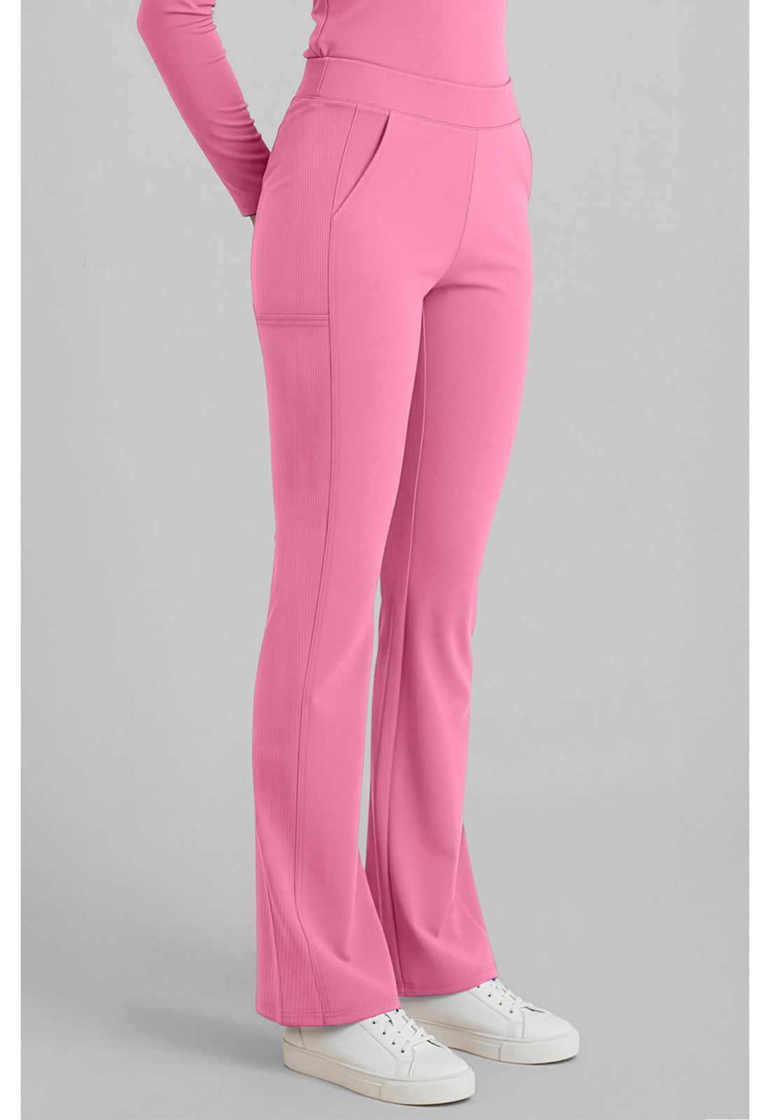 Insight MC00078 Women's Flare Leg Scrub Pants Taffy Pink
