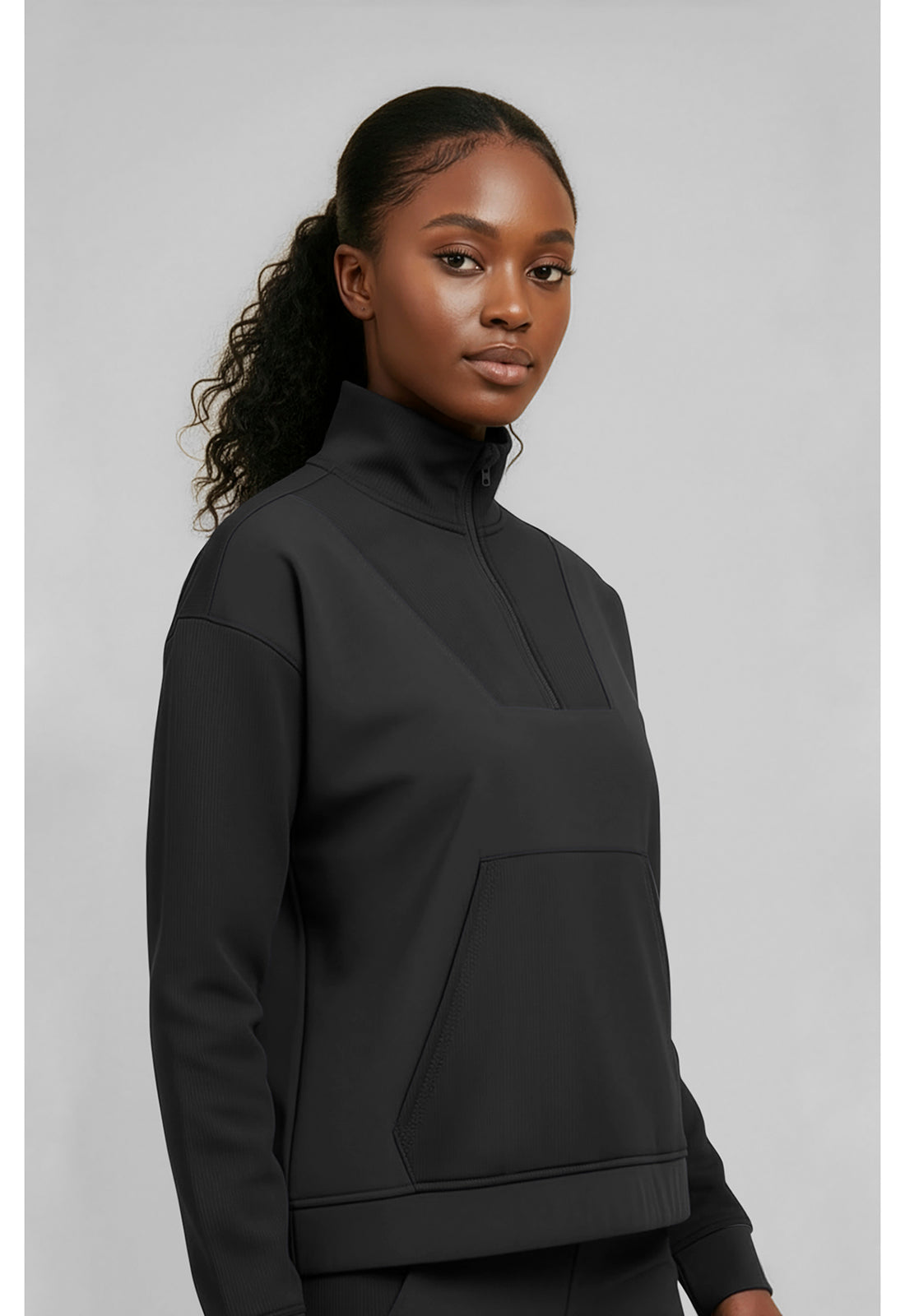 Insight MC00079 Women's Half Zip Jacket Black