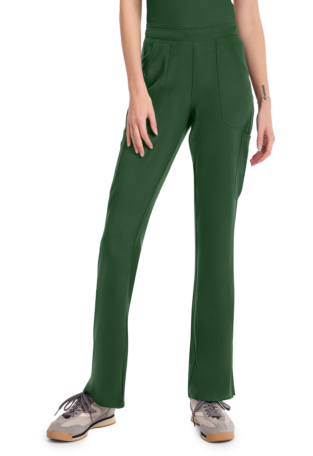 Insight MC010 Women's Mid Rise Flare Leg Pants Hunter Green