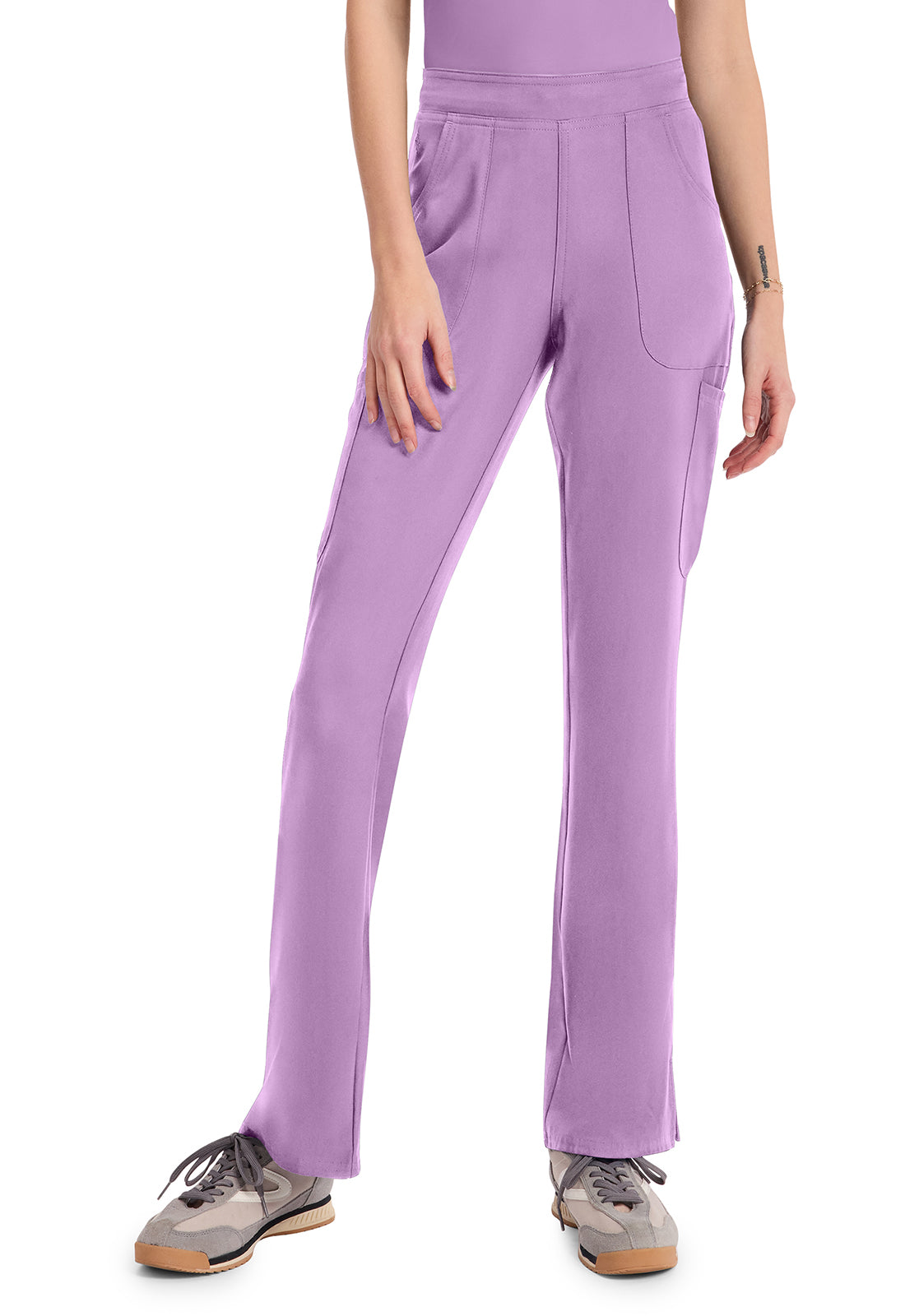 Insight MC010 Women's Mid Rise Flare Leg Pants Lilac