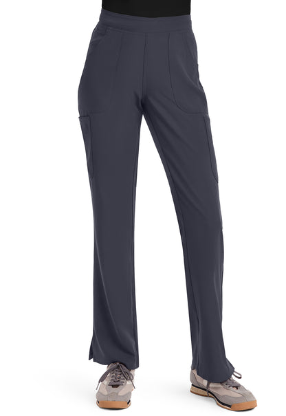 Insight MC010 Women's Mid Rise Flare Leg Pants Pewter