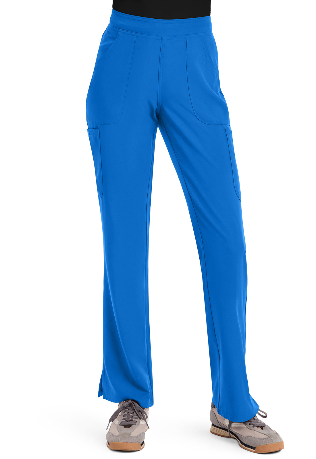 Insight MC010 Women's Mid Rise Flare Leg Pants Royal Image