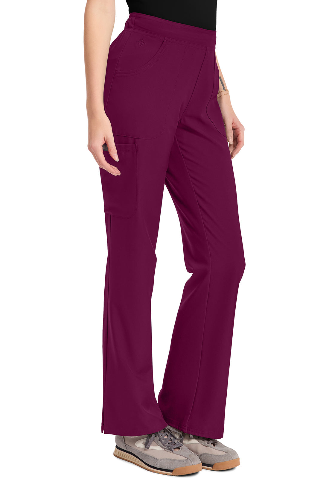 Insight MC010 Women's Mid Rise Flare Leg Scrub Pants image 5
