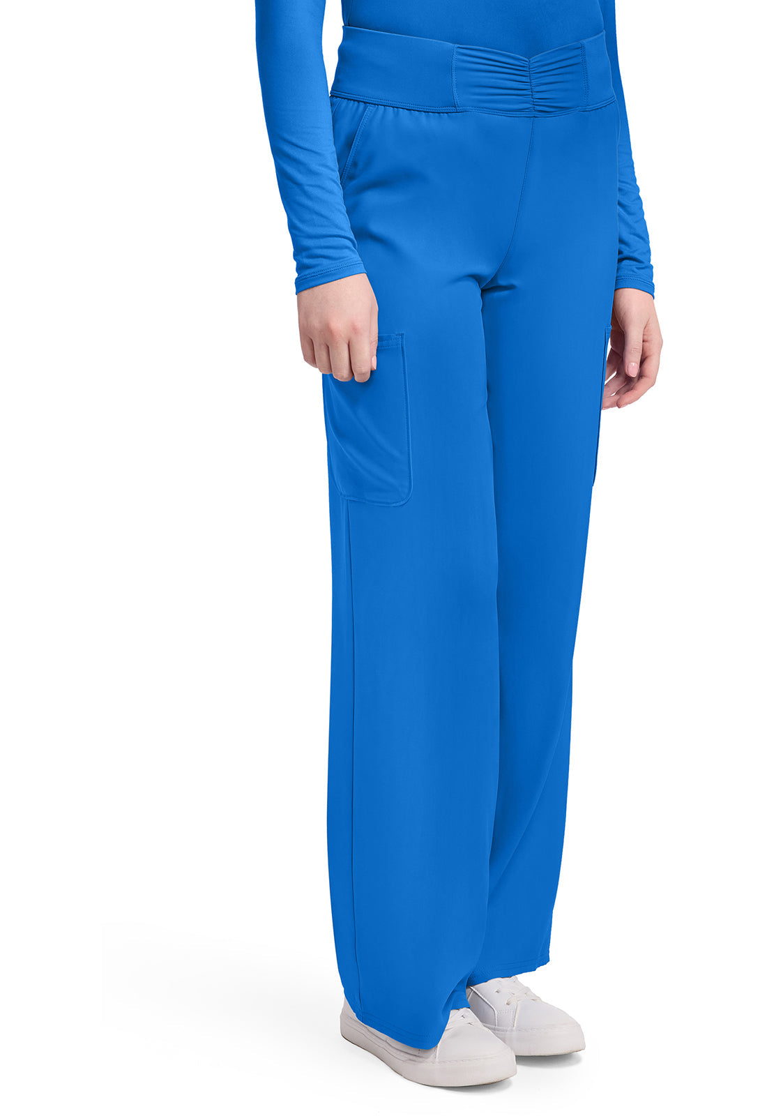 Insight MC011 Women's 5-Pocket Ruched Wide Leg Pants image 3