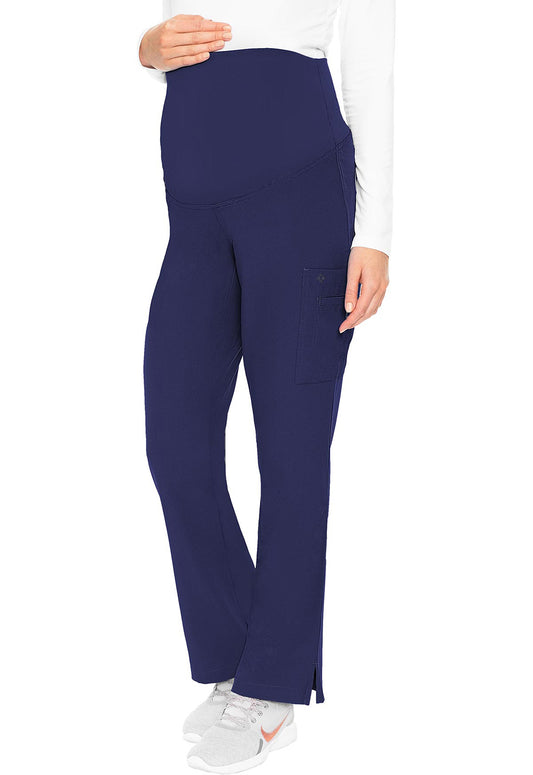 Touch MC028 Maternity Pants Navy Model Image Front | Med Couture