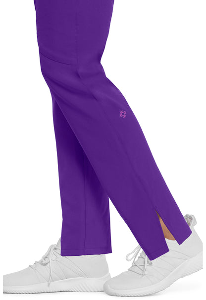 AMP MC101 Mid Rise Drawstring Tapered Leg Pants Purple Surge