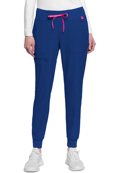 AMP MC102 Mid Rise Jogger Royal Model Image Front | Med Couture