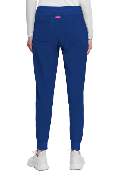 AMP MC102 Mid Rise Jogger Royal Model Image Back | Med Couture