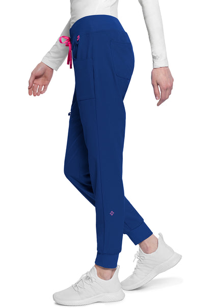 AMP MC102 Mid Rise Jogger Royal Model Image Right Side | Med Couture