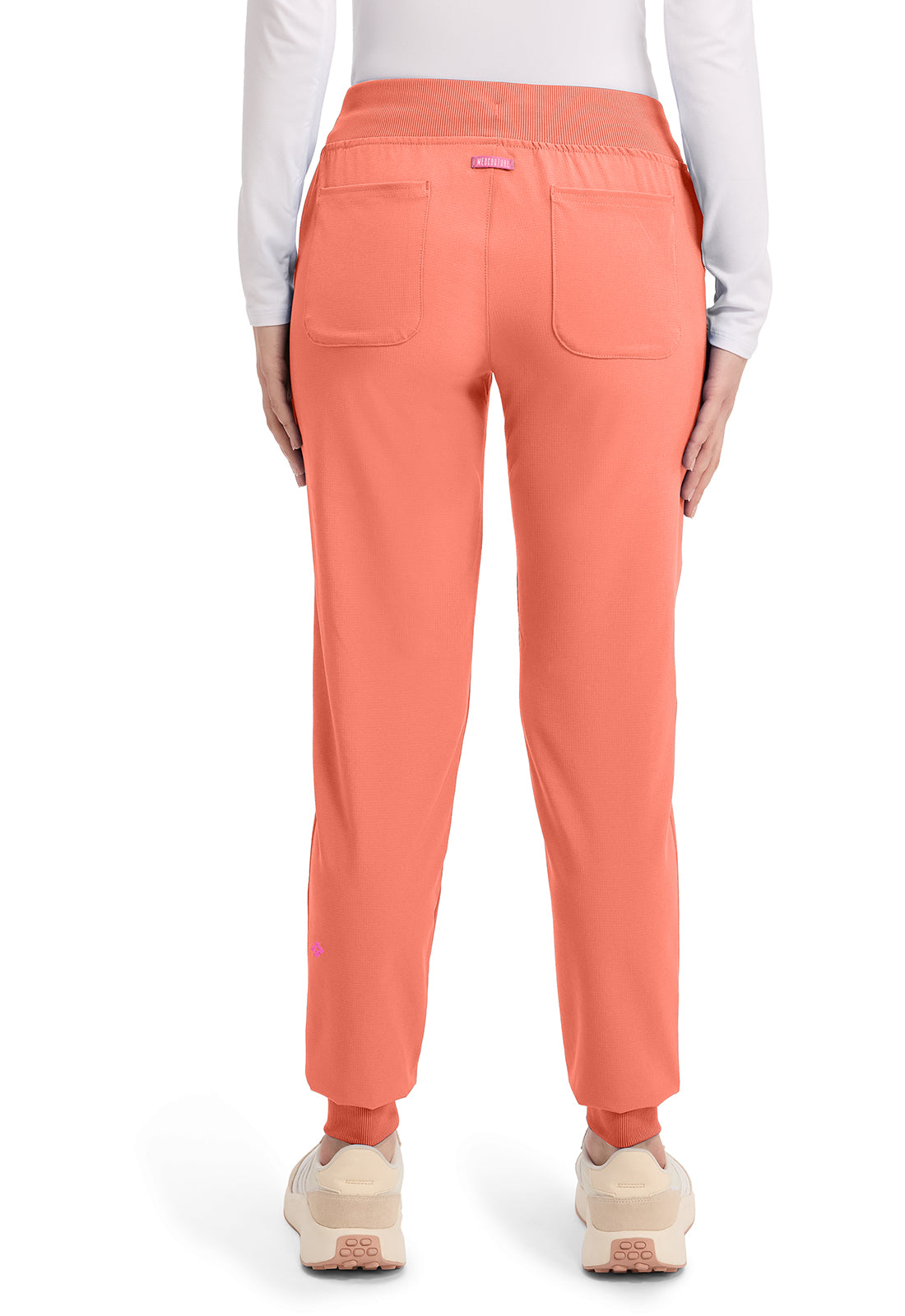 Amp MC102 Women's Mid Rise Scrub Joggers Coral Fusion