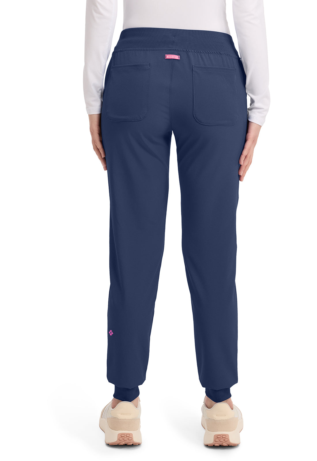 Amp MC102 Women's Mid Rise Scrub Joggers Navy