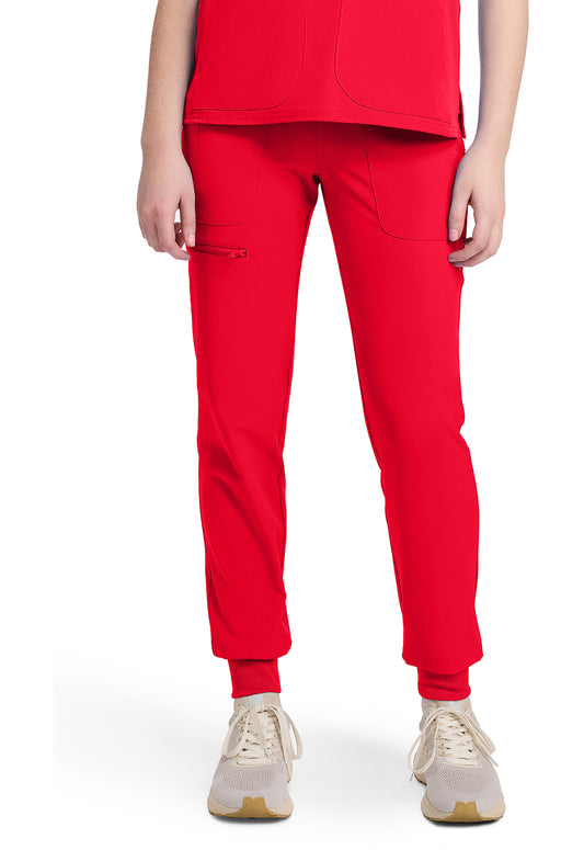 Amp MC102 Women's Mid Rise Scrub Joggers Solar Flare