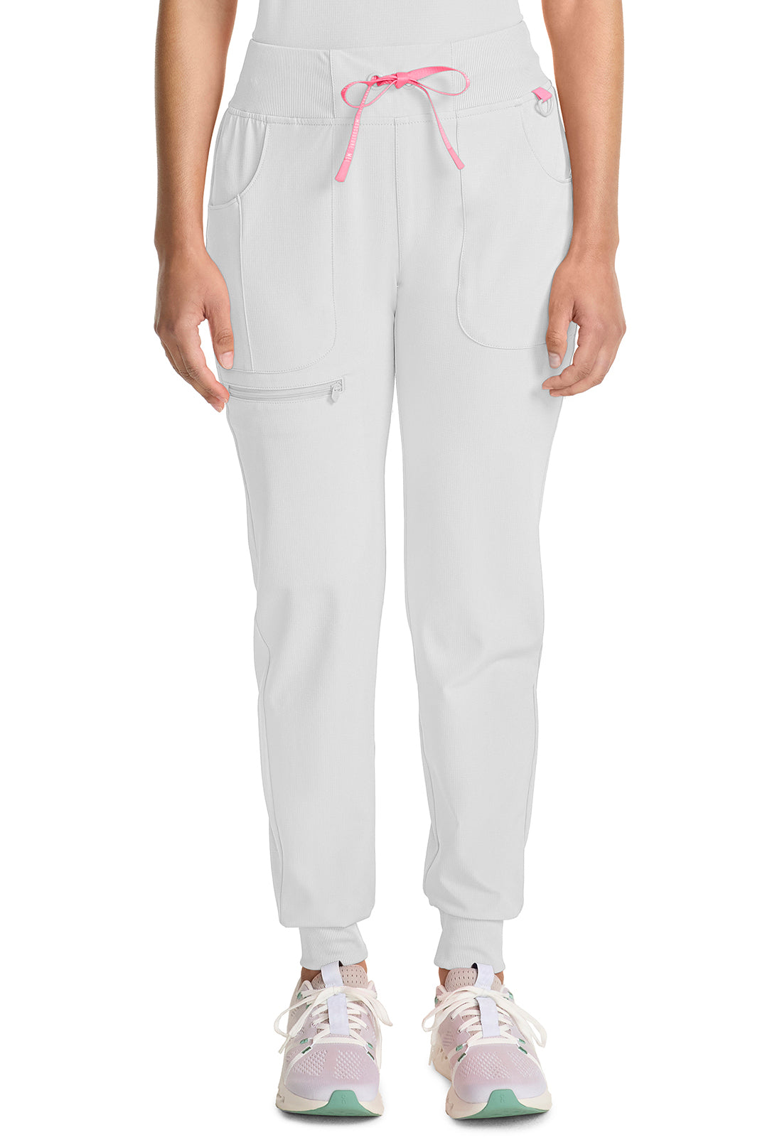 AMP MC102 Mid Rise Jogger White Image