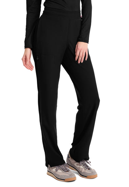 AMP MC103 Women's Straight Leg Pull-On Pants Black