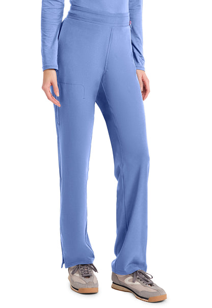 AMP MC103 Women's Straight Leg Pull-On Pants Ciel