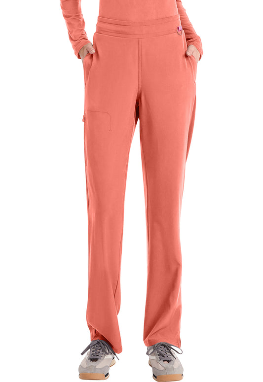 AMP MC103 Women's Straight Leg Pull-On Pants Coral Fusion