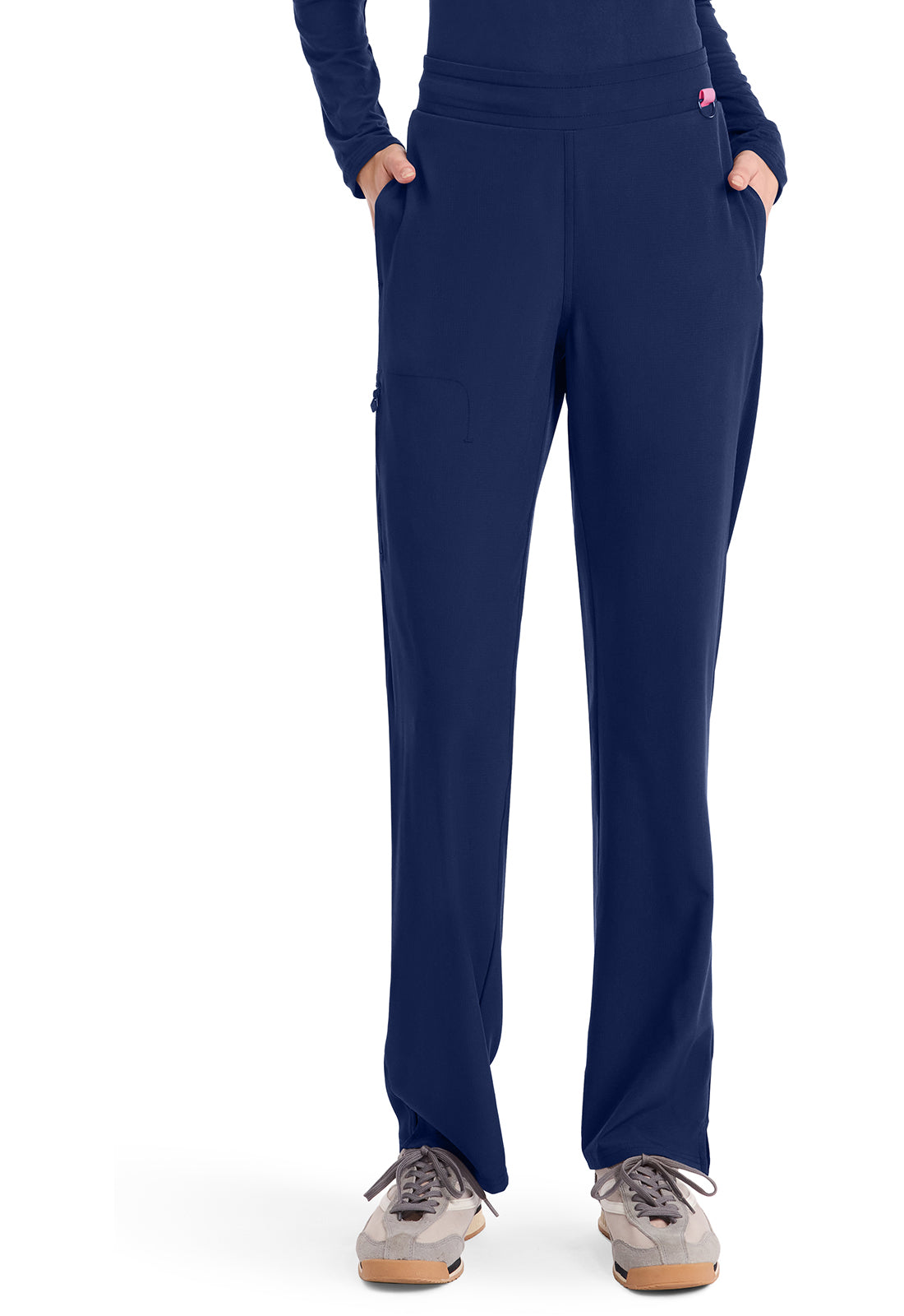 AMP MC103 Women's Straight Leg Pull-On Pants Navy