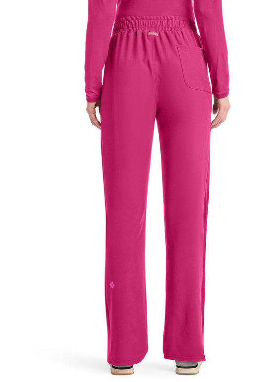 AMP MC103 Women's Straight Leg Pull-On Pants Pink Power