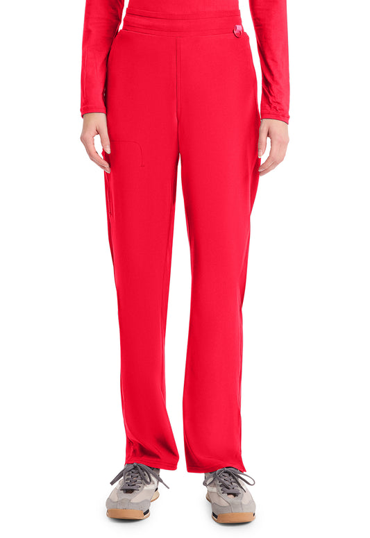 Amp MC103 Women's Straight Leg Pull-On Scrub Pants Solar Flare