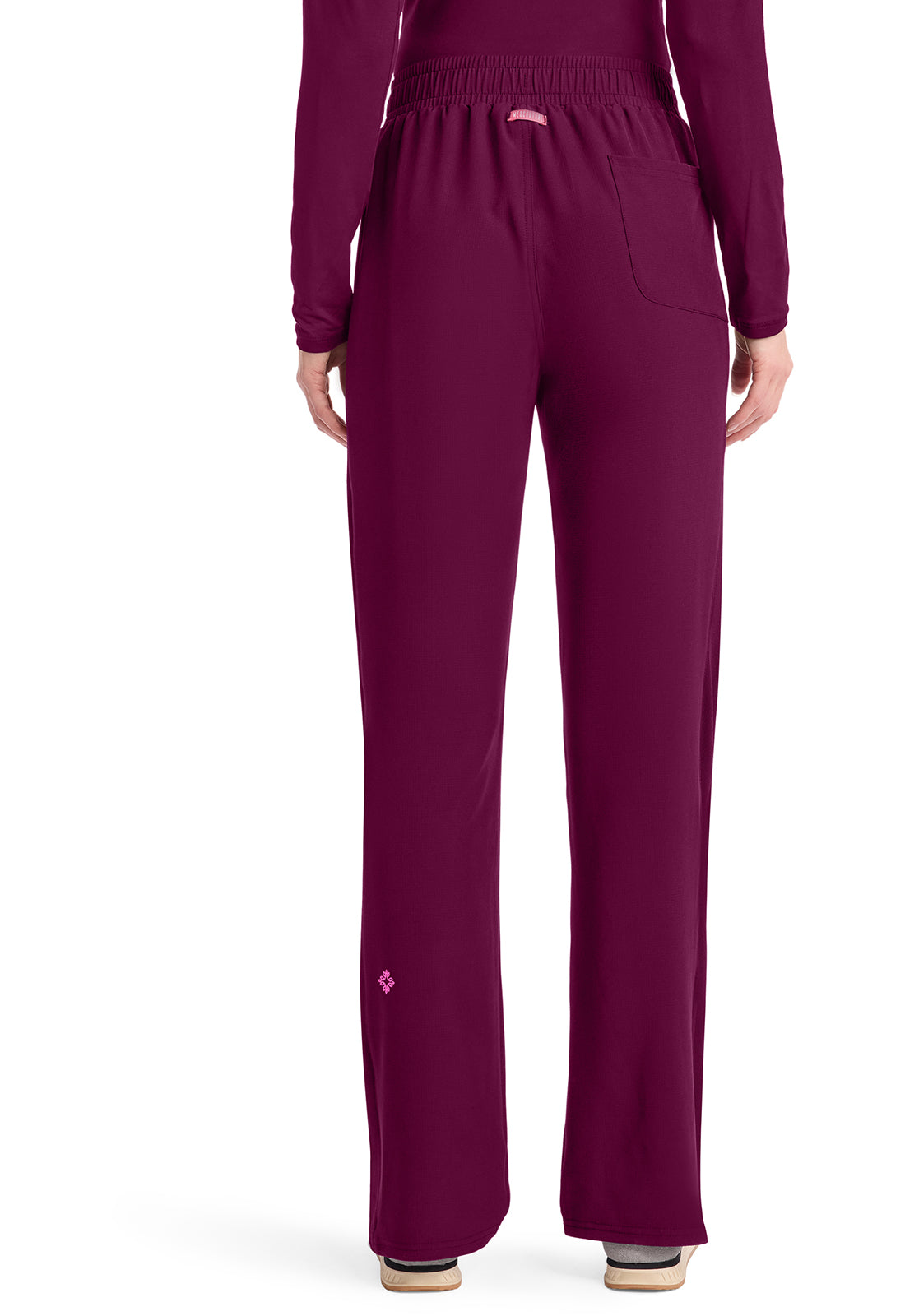 AMP MC103 Women's Straight Leg Pull-On Pants Wine Image