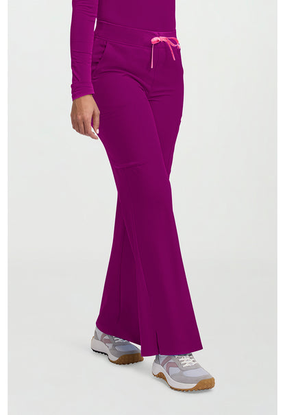 AMP MC109 Wide Leg Pull On Pants Plum Royale