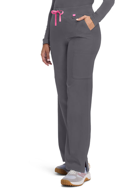 AMP MC109 Wide Leg Pull On Pants Pewter