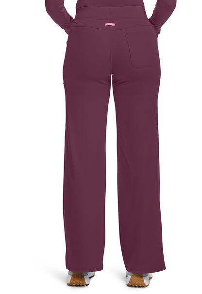 AMP MC109 Wide Leg Pull On Pants Wine
