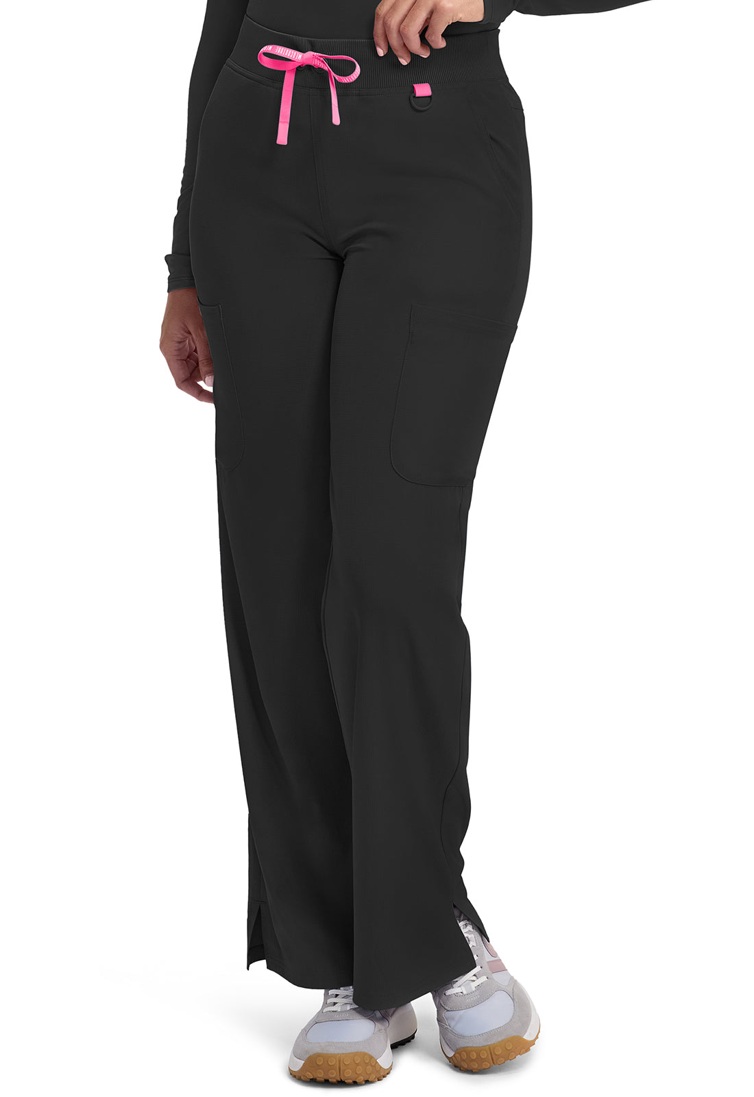 AMP MC109 Wide Leg Pull On Pants Black