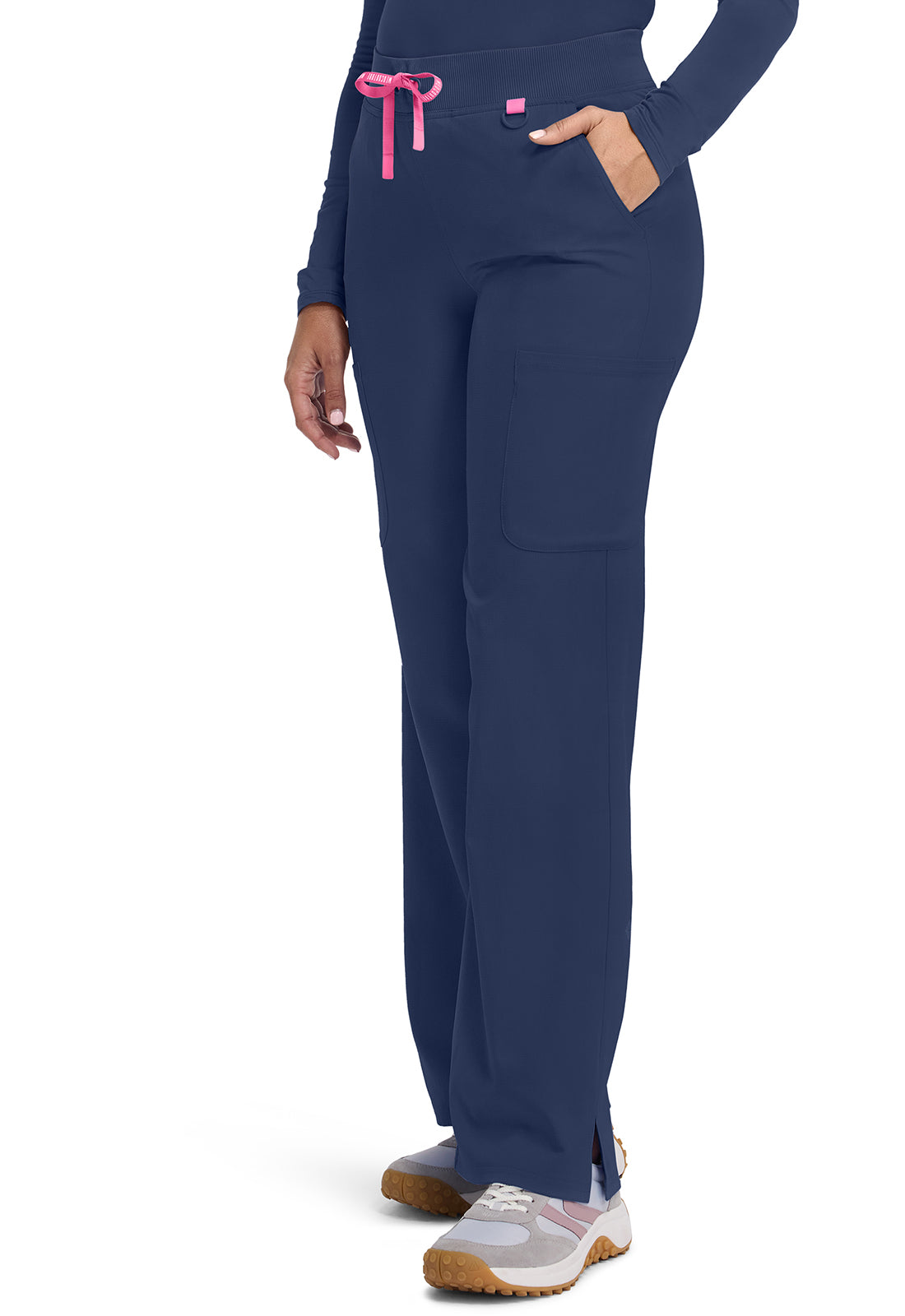 AMP MC109 Wide Leg Pull On Pants Navy