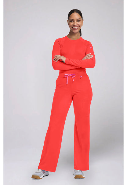 Amp MC109 Women's Wide Leg Pull On Scrub Pants One In A Melon