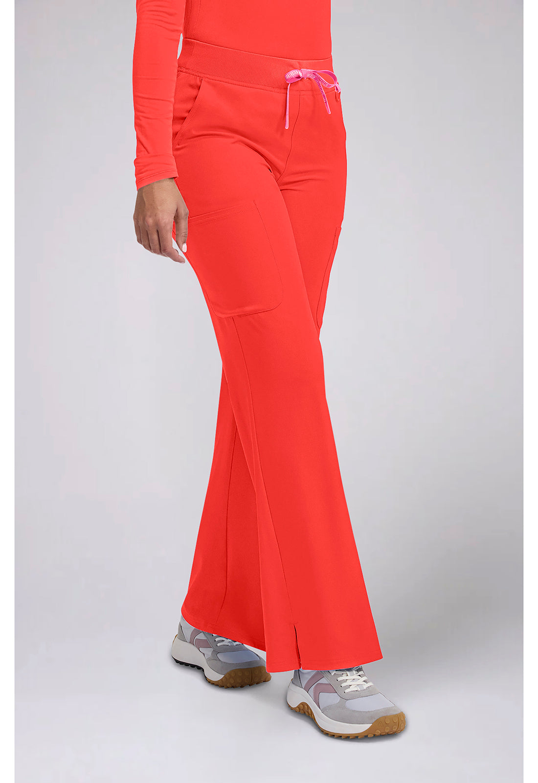 Amp MC109 Women's Wide Leg Pull On Scrub Pants One In A Melon