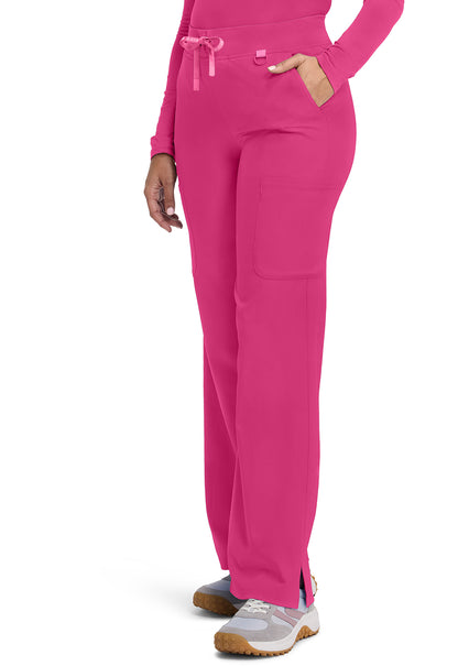 AMP MC109 Wide Leg Pull On Pants Pink Power