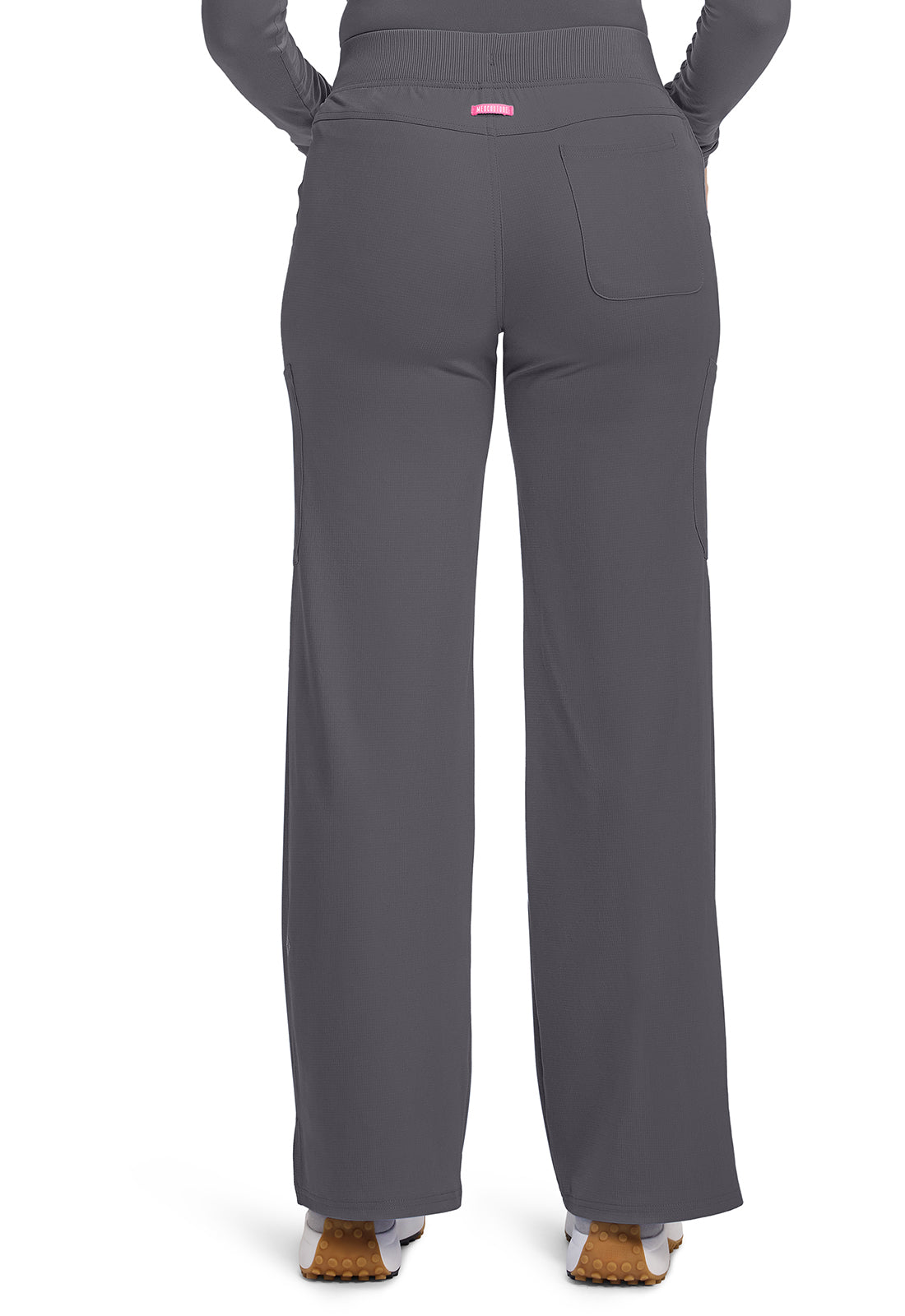 AMP MC109 Wide Leg Pull On Pants Pewter