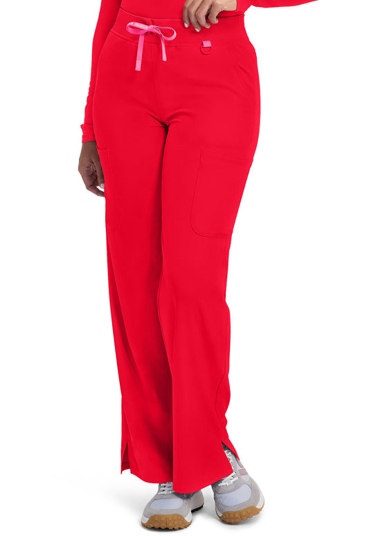 Amp MC109 Women's Wide Leg Pull On Scrub Pants Solar Flare