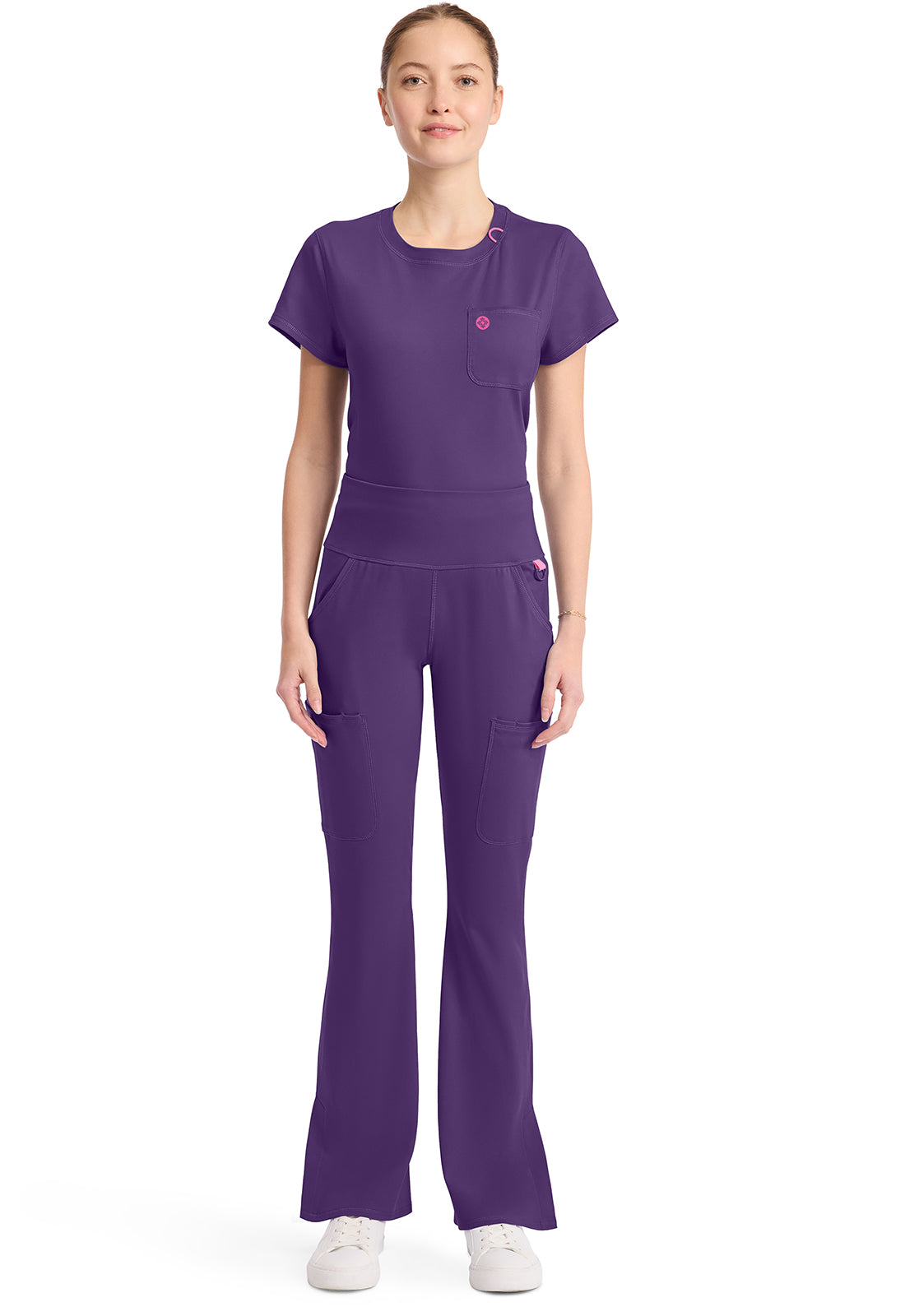 AMP Knit MC150 Flare Leg Yoga Pants Galactic Purple