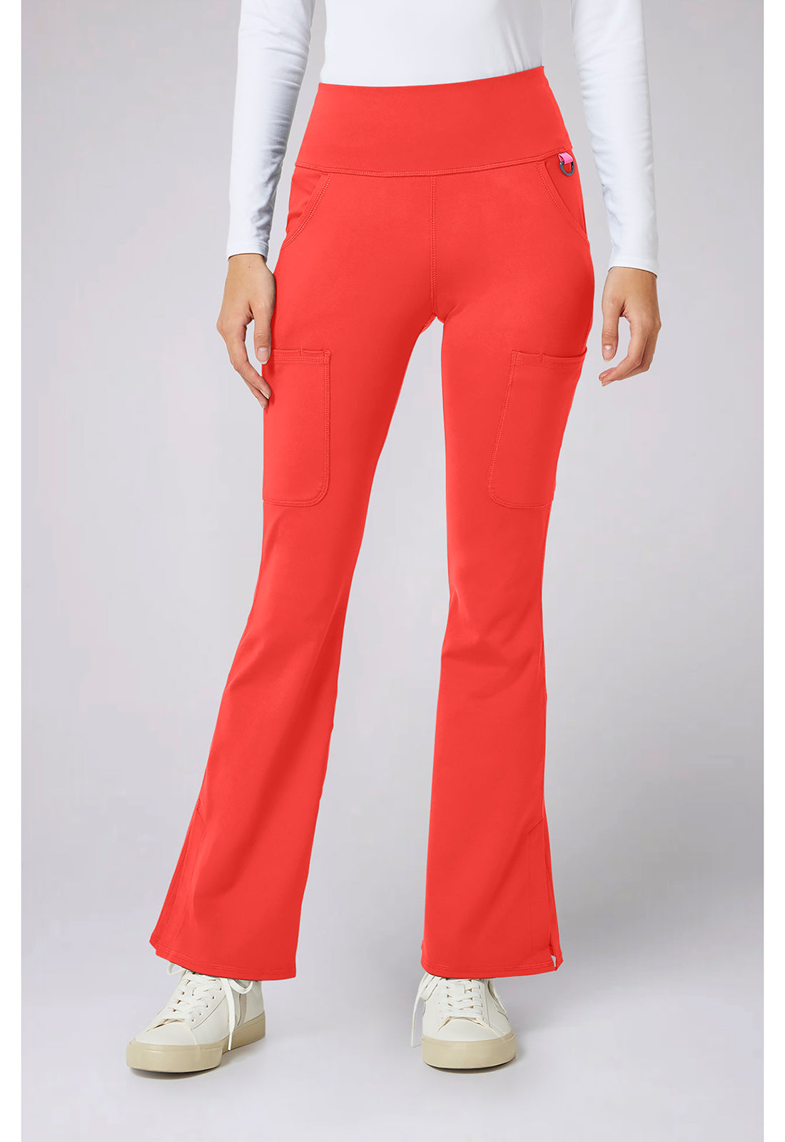 Amp Knit MC150 Women's Flare Leg Yoga Scrub Pants image 1