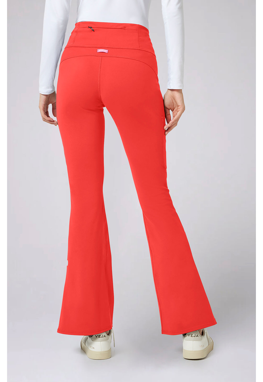 Amp Knit MC150 Women's Flare Leg Yoga Scrub Pants One In A Melon