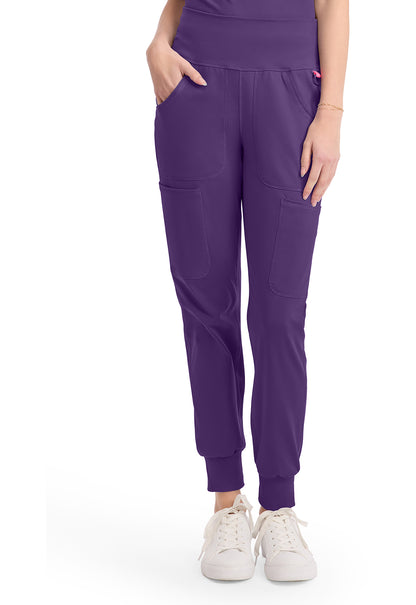 AMP Knit MC152 Wide Waistband Jogger Galactic Purple