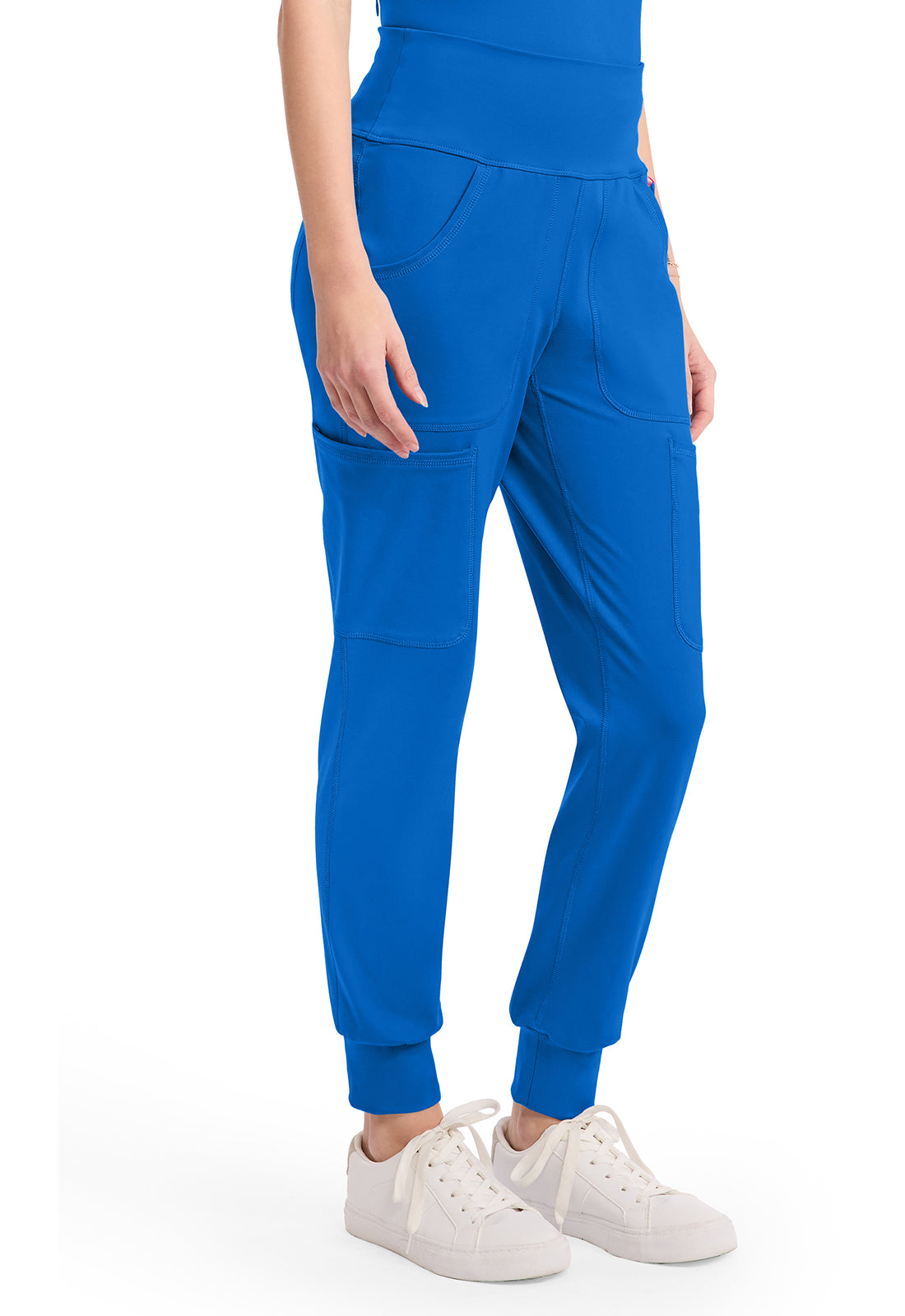 AMP Knit MC152 Wide Waistband Jogger Royal