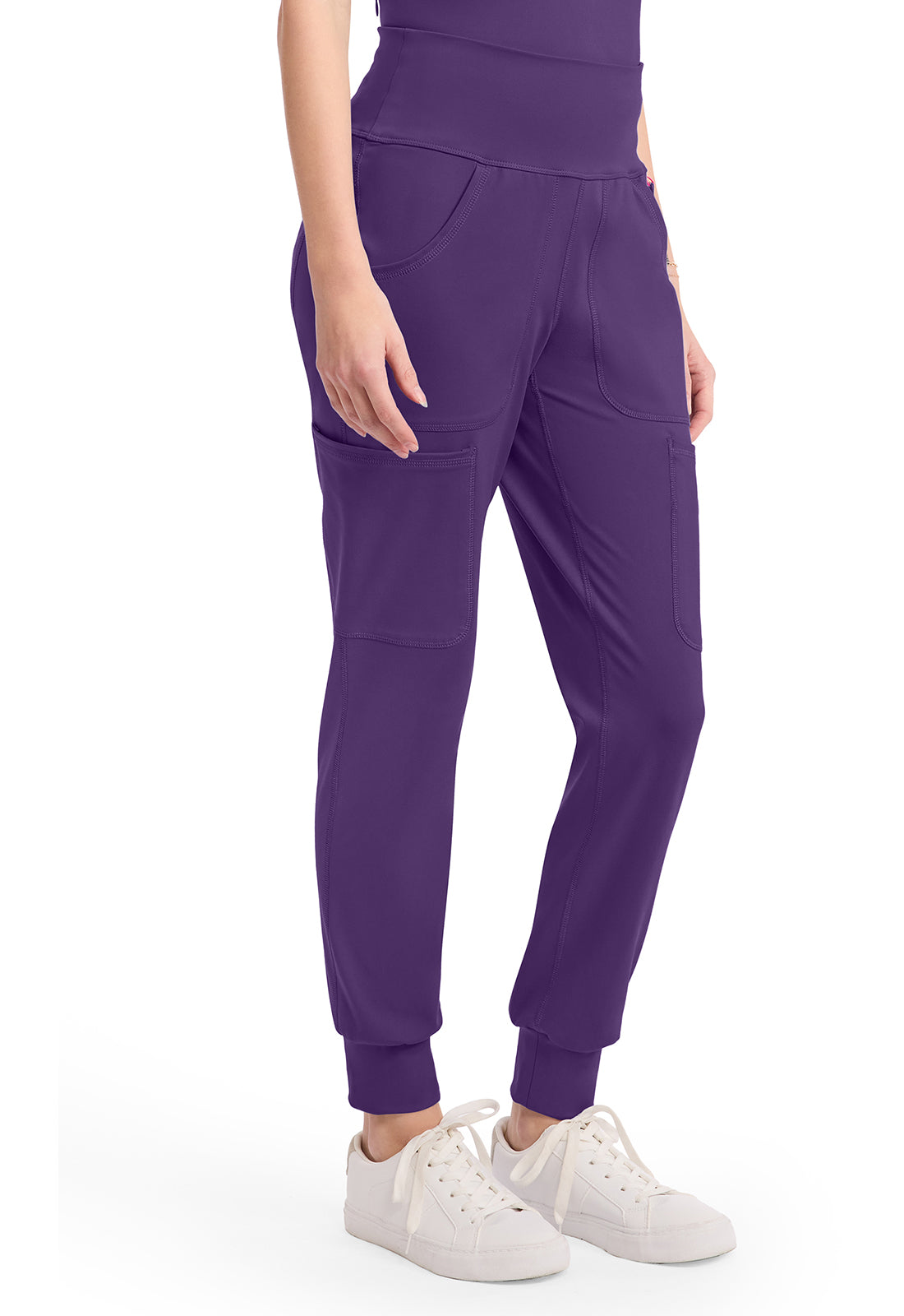 AMP Knit MC152 Wide Waistband Jogger Galactic Purple