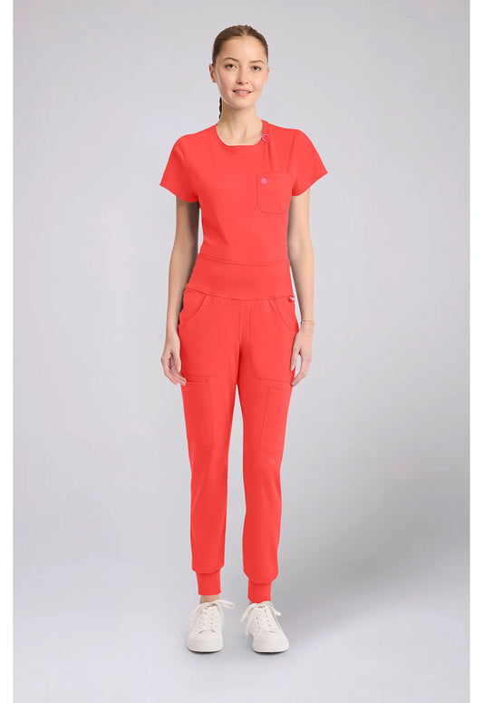 Amp Knit MC152 Women's Scrub Joggers One In A Melon