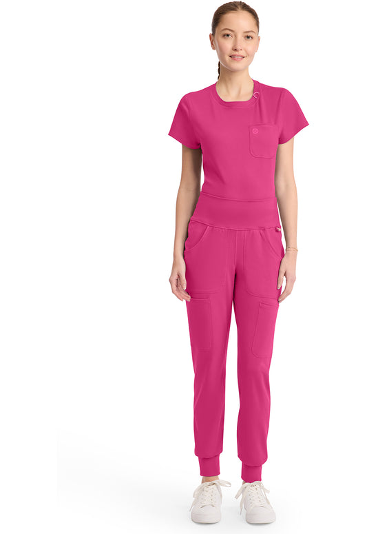 Amp Knit MC152 Women's Scrub Joggers Pink Power