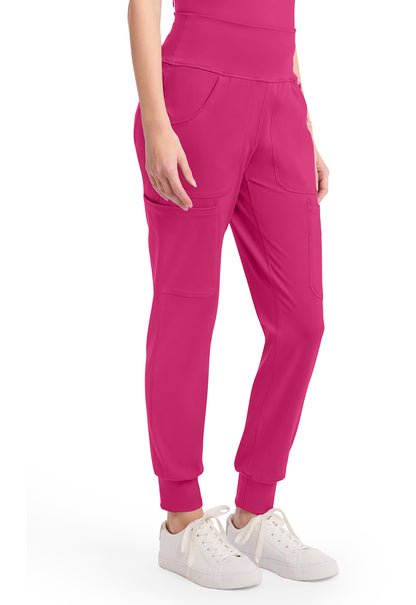 AMP Knit MC152 Wide Waistband Jogger Pink Power