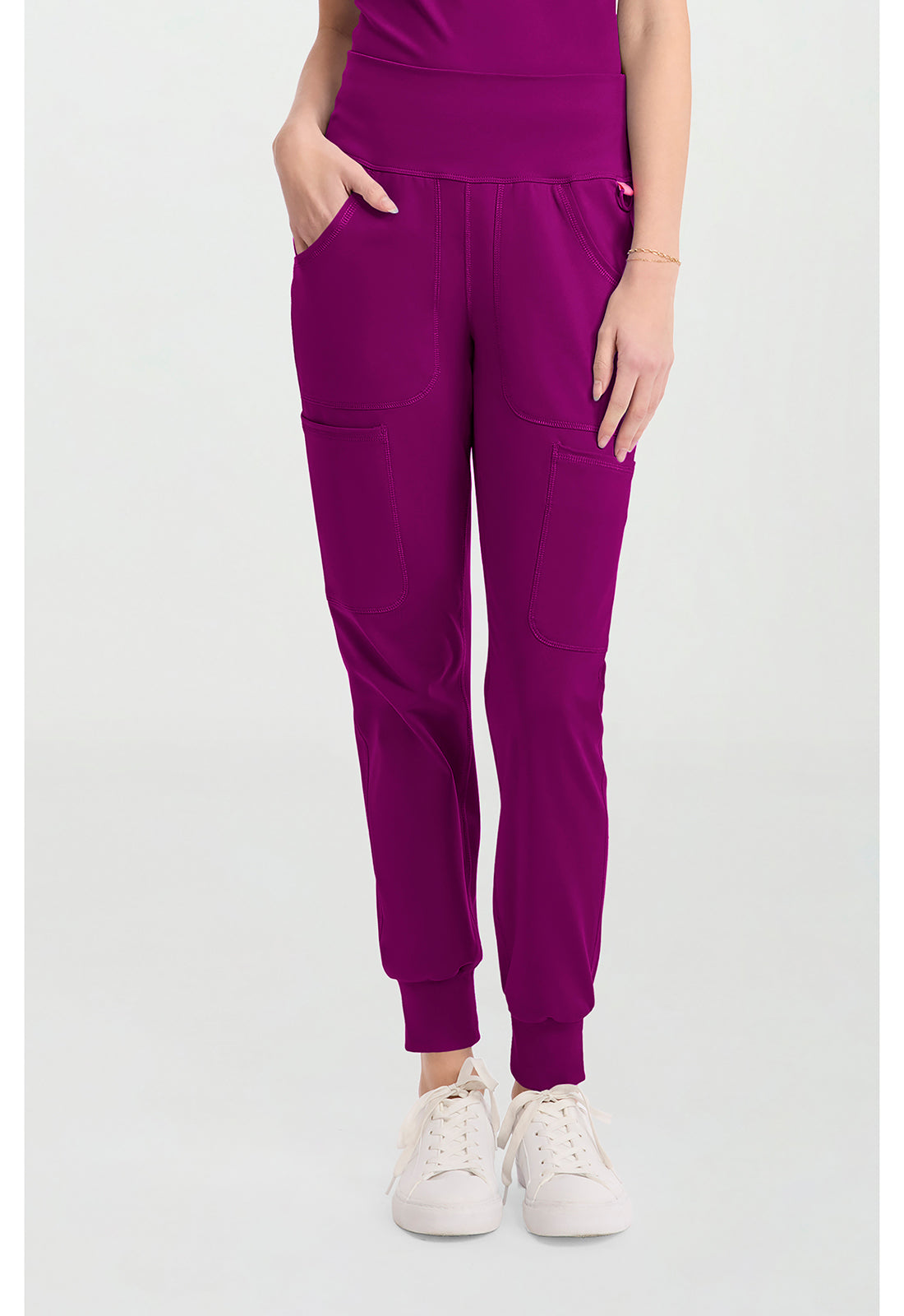 AMP Knit MC152 Jogger Pants Plum Royale