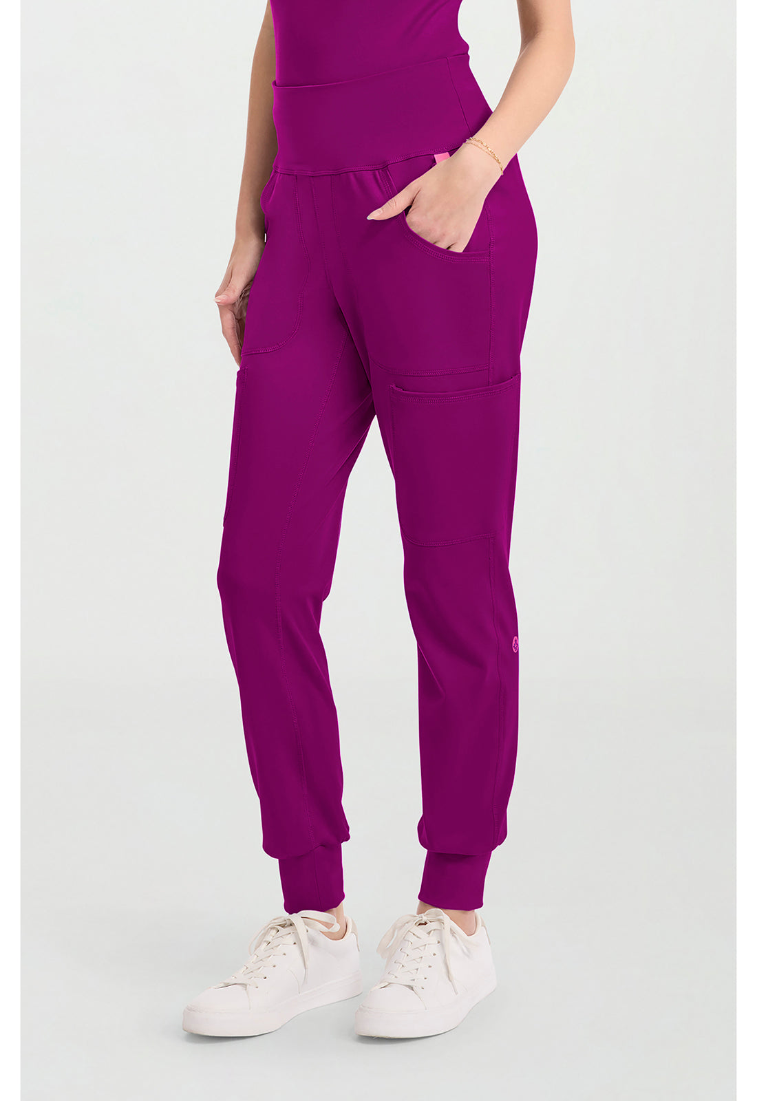 AMP Knit MC152 Jogger Pants Plum Royale