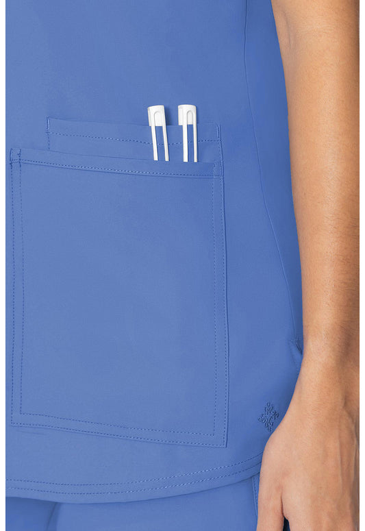 Insight MC2411 Women's 3 Pocket Scrub Top Ciel