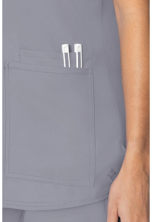 Insight MC2411 Women's 3 Pocket Scrub Top Cloud